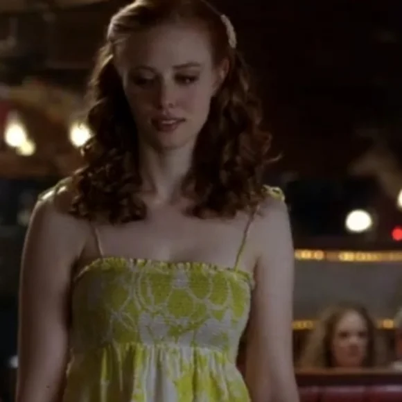 Jcrew Summer Spaghetti Strap Floral Yellow Dress As Seen On Sookie Stackhouse - Picture 9 of 10